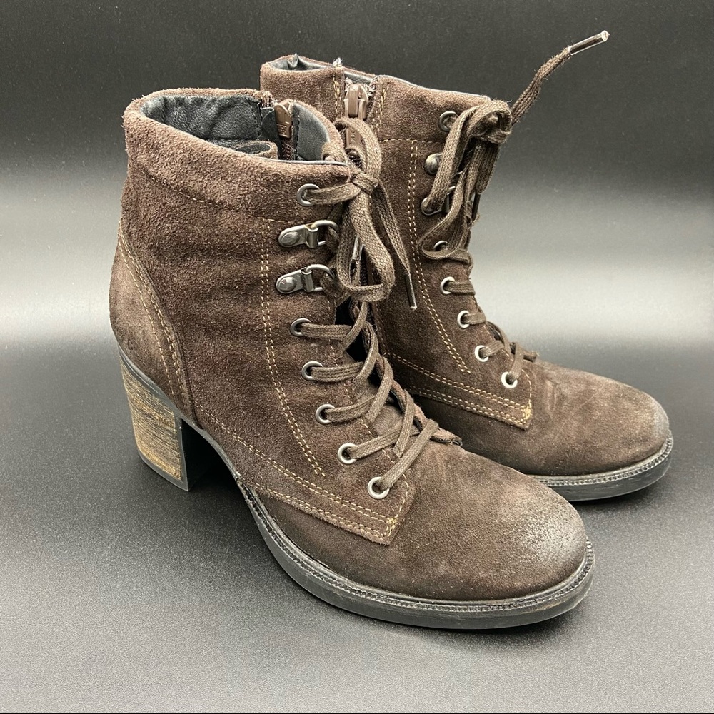 EUC Bos & Co Ankle Boot-Basey Brown-Size 36